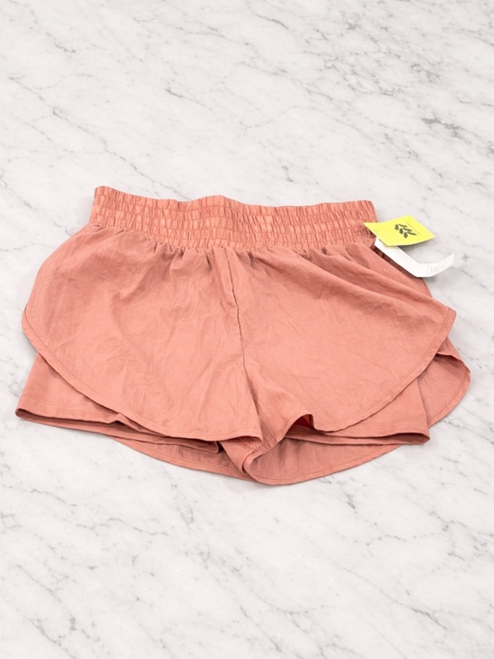 All in Motion Translucent Tulip Shorts Clay Pink XS NWT Athletic